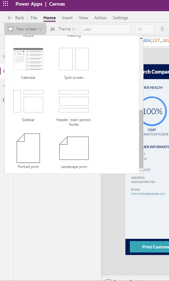 Print In Power Apps 1