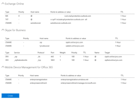 Centric consulting microsoft 365 migration additional domain records.