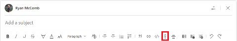 Mark a message in Microsoft Teams as important using the exclamation point.
