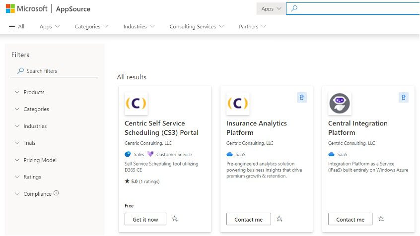 Centric Consulting - Centric Self Service Scheduling